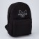 Backpack school youth look at me, 33x13x37 cm, lightning department, external pocket, black color