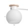 Paula chandelier 3x60W E27 white, tree 58x58x30cm