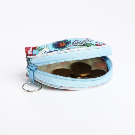 Women's wallet with zipper, color mix-3