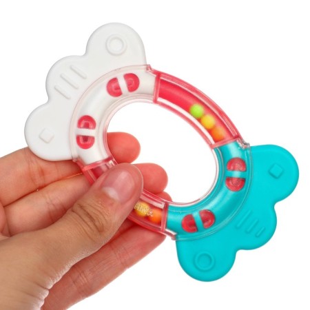 The rattle of "candy bright", with elastic elements, crush me-3