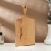 Groot board with ADELICA handle, 28 × 15 × 2.2 cm, covered with oil, whole birch