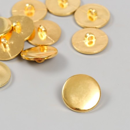 Buttons plastic on the midnight "gold" 2.5 cm set 12 pcs