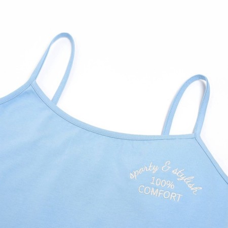 T-shirt (body) Women's minku Blue color, river 48-8