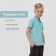 T -shirt Children's Polo Minaku: Basic Line Blue Color, Height 116