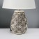 Leslie table lamp E14 40W white-black 22x22x34.5 cm