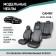 Auto-Chekhly for Toyota Camry (XV50), 2011-2018, rear row 40/60, eco-leather black
