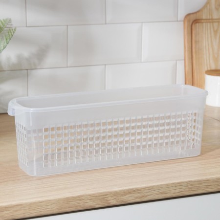 Basket for storage of the deed, 37.5 × 10.5 × 12 cm, the color is transparent-2