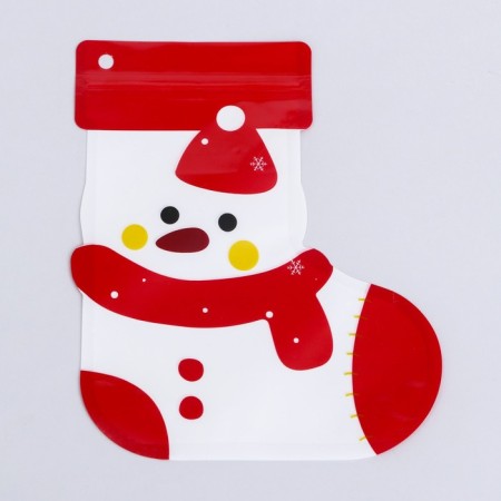 Gift Package "Snowman", with zip-lock fastener 18 x 22 cm-2