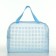Cosmetic bag with lightning, blue color