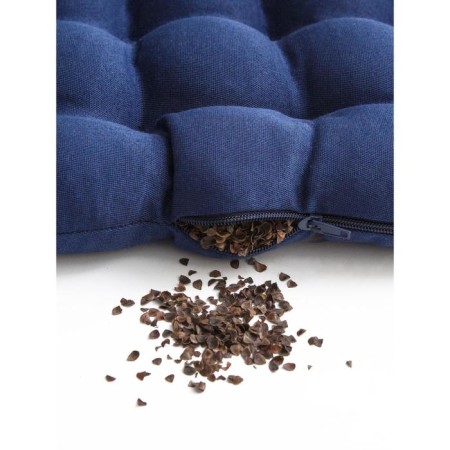 Pillow on the seat, size 40x40 cm, blue color-4