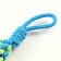 A wicker cable toy with a pen, 120 g, up to 31 cm, blue/green