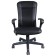Brabix chair "Optima MG-370", with armrests, eco-leather/fabric, black