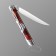 Folding “fox” stab - 420, handle - steel/tree, blade - 11 cm