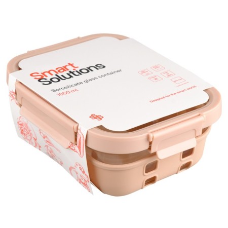 Container for baking, storage and carrying of products in the Smart Solutions cover, beige color, 1050 ml-15