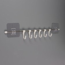 Velcro towel holder, stainless steel, chromium color