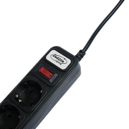 Luazon Lighting network filter, 5 outlets, 1.8 m, 2200 W, 3 x 0.75 mm2, 10 A, 220 V, black-2