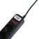 Luazon Lighting network filter, 5 outlets, 1.8 m, 2200 W, 3 x 0.75 mm2, 10 A, 220 V, black