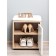 Malt Light Tumble, 380 × 300 × 425 mm, color sonoma oak / white leatherette