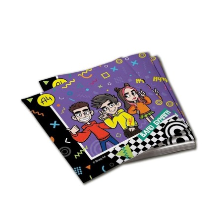 Three -layer paper napkins "Vlad A4", 33 × 33 cm, in a set of 20 pcs.