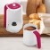 Electric Turk KitFort KT-7135-1, 400-480 W, 250 ml, cord 0.7 m, white-raspberry