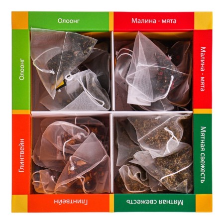 New Year's set of tea "Mandarins", 24 pyramids, 54 g-2