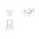 The built -in sink Cersanit Moduo 40, with 1 hole for the mixer, white