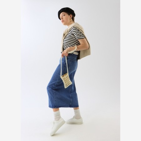 Bag-clate on the lace, white color-3