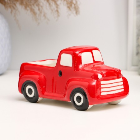 Kashpo "Truck" red, 14x8x7.5cm-1