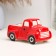 Kashpo "Truck" red, 14x8x7.5cm