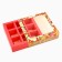 Box for 9 sweets with cells “March 8” 14.5 x 14.5 x 3.5 cm