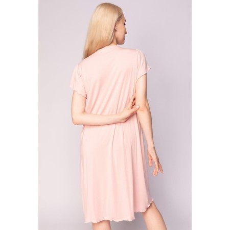 Kimberly night shirt, size S, peach color-5