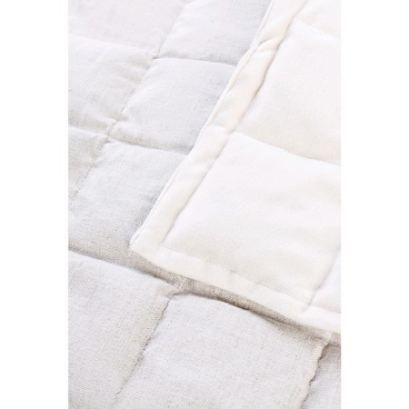 The blanket is weighed, size 110 × 140 cm, buckwheat, luson/fleece-4