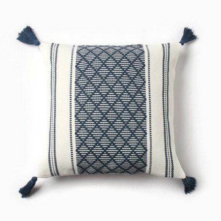 Decorative pillowcase "Ethel" Scandil 45x45 cm blue, polyester