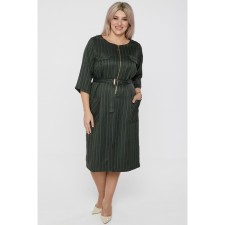 Female dress, size 56, green color
