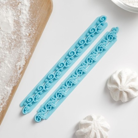 A set of seals for marzipan and grace test, 2 pcs, 17 × 2 × 0.8 cm-1
