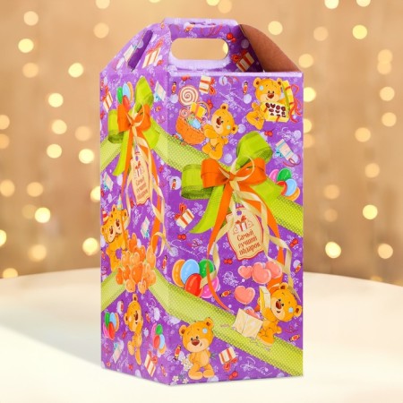 Box a gift New Year's casket "Gift" 16.2 x 37.7 x 16 cm
