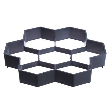 Form for the manufacture of paths, black, 29 x 28 x 4 cm