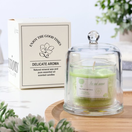 Aromatic candle in the Bank "Dome", lavender