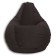 The hand-bag “Pear” is positive Real a, size m, diameter 70 cm, height 90 cm, velor, brown color