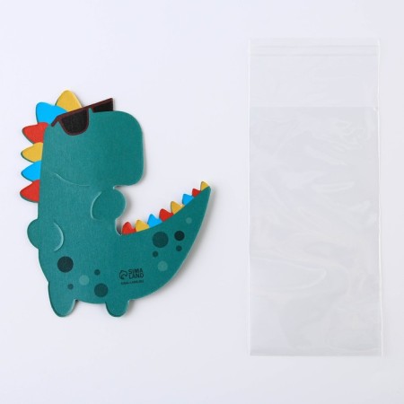 Package for sweets, confectionery packaging, Dinosaurus, 11 x 6 cm-2