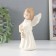 Souvenir Ceramics "Girl Angel with a flashlight" 8.5x5.3x12.5 cm