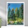 Photo frame 30x40 281s white with silver (plastic screen)