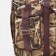 Tourist backpack, 55 liters, cord department, 4 outer pockets, ZFTS, brown color/camouflage