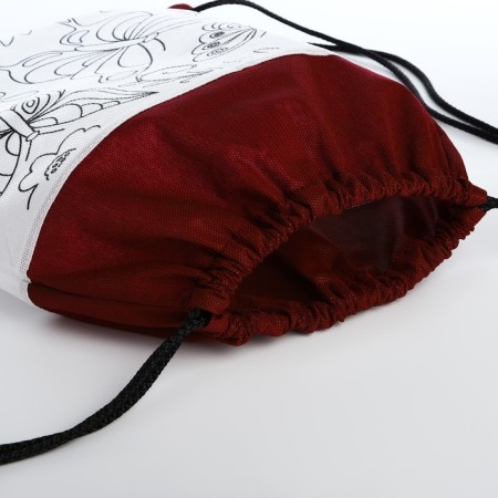 Bag for coloring "Butterflies" 34x40 cm, spanbond-8