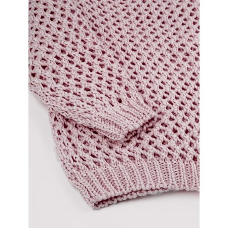 Свитер для девочки Amarobaby Knit Trend, рост 152 см, цвет пудровый-11