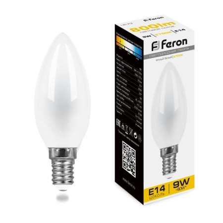 LED LED Feron, E14, 9 W, 230 V, white warm light
