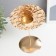 Summary Metal for 1 candle "Web of time" gold 26x14.5x11 cm