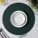 Serving napkin on the TEM table, D = 38 cm, green color