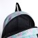 Youth backpack from textiles 2 of the lightning department, 3 pockets, blue/lilac color