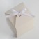 Gift folding box, packaging, "beige", 12 x 12 x 12 cm